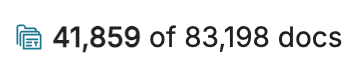 Document count displayed as 41,859 out of 83,198 total documents.